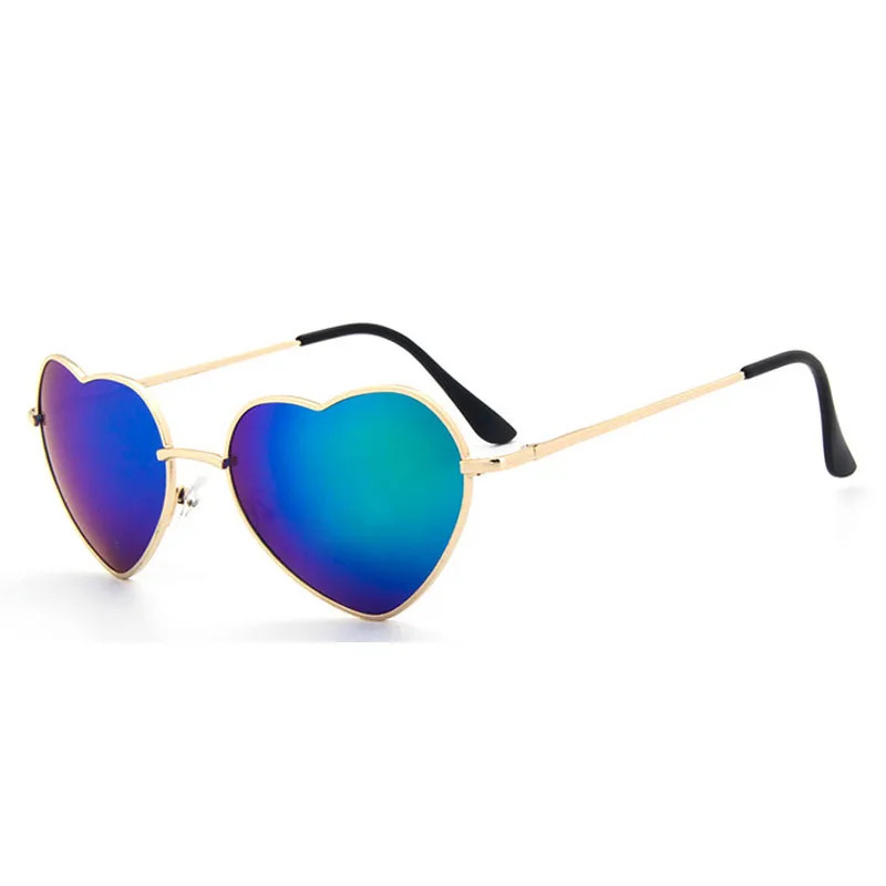 Модные дизайнерские солнцезащитные очки с сердечком, брендовые ретро женские солнцезащитные очки, красные, желтые, розовые, Gafas Оттенки для леди, винтажные очки UV400 - Цвет линз: 14