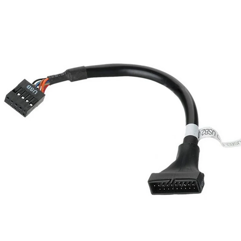 1 шт. USB 2 0 мужчина к 3 женщина 19/20 Pin 9 Материнская плата адаптер Шнур|Компьютерные