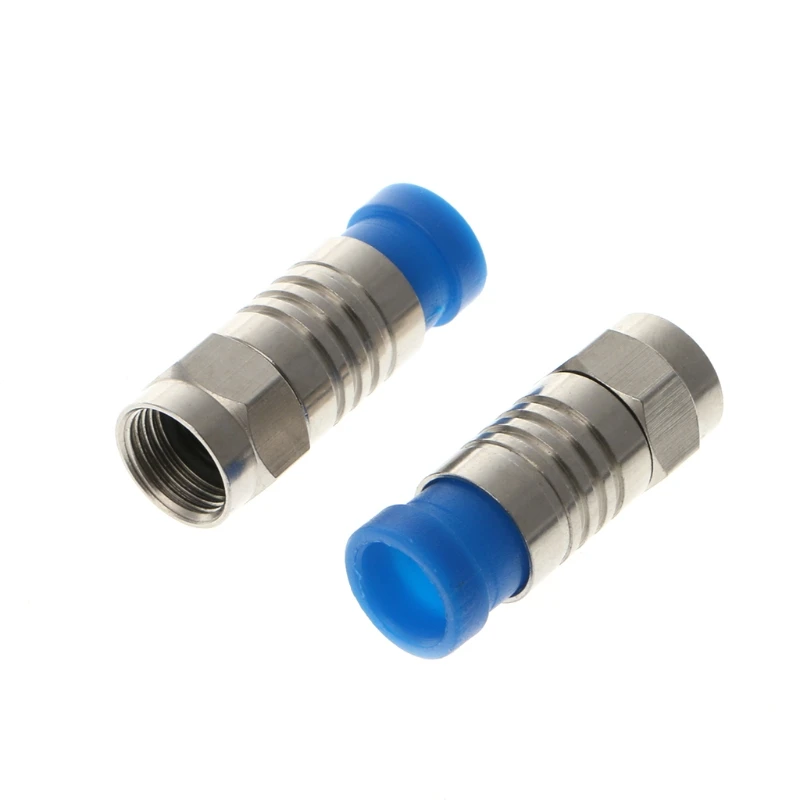 

10 Pcs F Type RG6 Coaxial Connector O-Ring 75-5 Compression Tool Fitting Cable #Sep.07