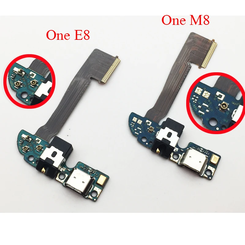 Для htc One M8 831c/One E8 usb зарядный порт док-разъем с микрофоном гибкий кабель Замена