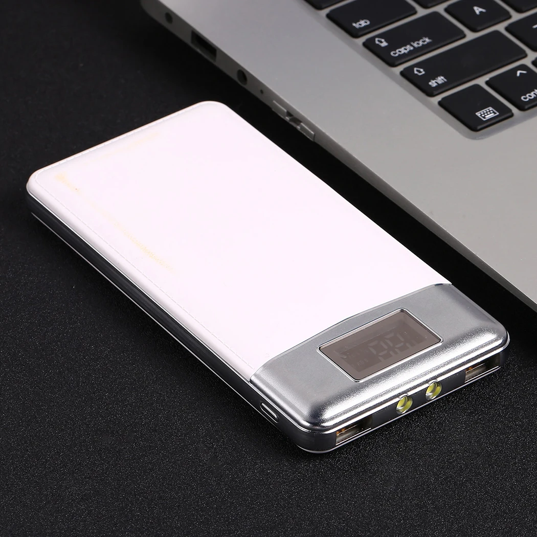 

10000mAh Power Bank LED External Battery Digital Display Lighting Portable Dual USB For Xiaomi IPhone Samsung
