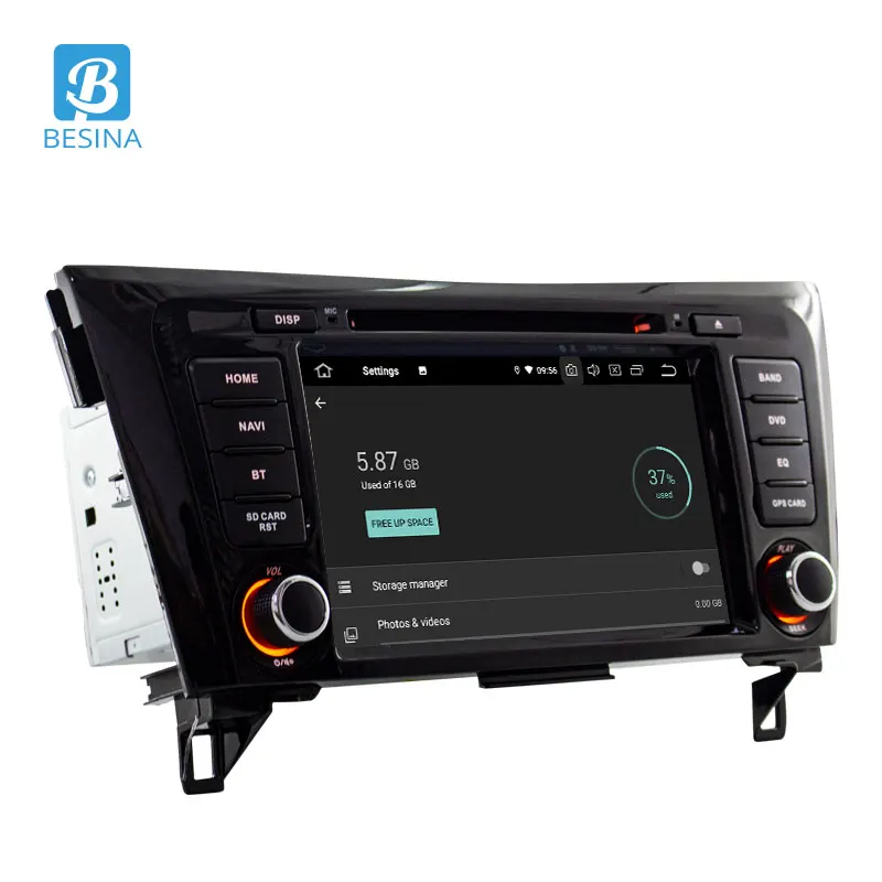 Excellent Besina Android 9.0 Car DVD Player For Nissan X-Trail XTrail T32 Qashqai J11 T31 Multimedia GPS Navigation Stereo 2 Din Car Radio 4