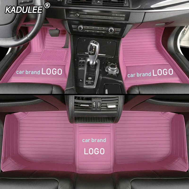 

KADULEE car floor mats for Jaguar XF XE XK XJL F-PACE F-TYPE E-PACE brand firm make custom soft auto accessories car-styling