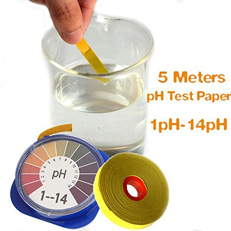 Универсальные лакмусовые полоски для кислотных щелочных тестов pH 1-14 полный диапазон измерения