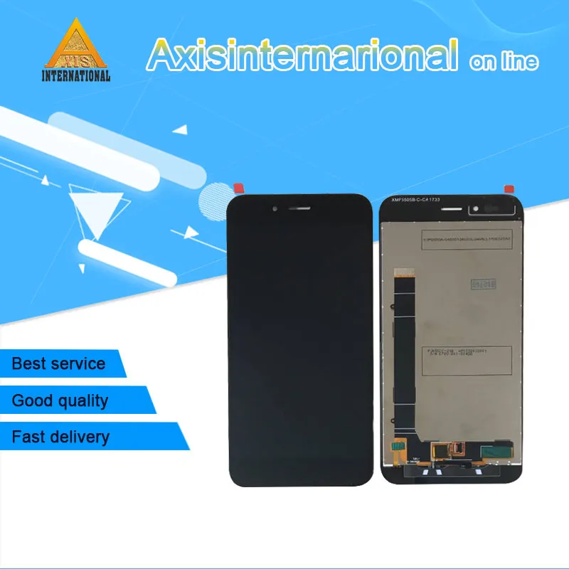 

Axisinternational For Xiaomi Mi A1 MiA1 LCD Display Screen+Touch Panel Digitizer With Frame For Xiaomi A1 Display Replacement