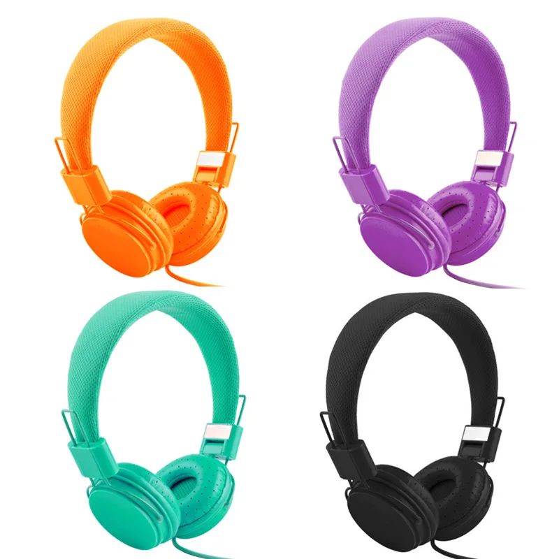 

[Aaliyah] Cartoon cute headphones 3.5mm multicolor headphones Dj headphones compatible pc mobile device support 3.5mm
