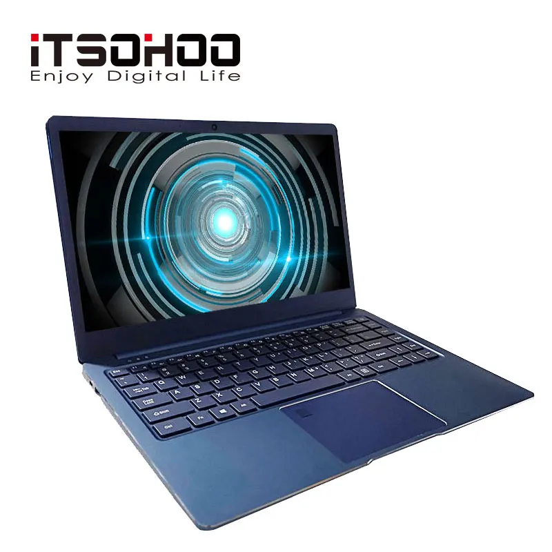  14 inch Windows 10 laptop Metal Notebook computer Red Blue color 8GB RAM intel gaming laptops iTSOH