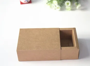 

Free shipping 9x6x4CM,Gift Box,Kraft Paper Drawer Box,Handmade Soap Boxes,Craft gift Jewel Box 200pieces