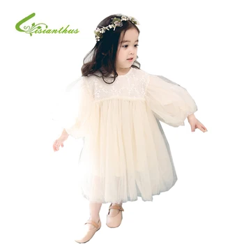 

High quality Spring Girls Dress Baby Girls Princess Long sleeve TuTu Clothing Toddler Girls Clothes Wedding Prom Party Dress