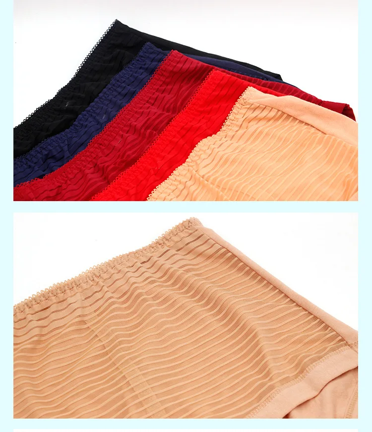 Queenral Panties Women Cotton Plus Size L XL XXL XXXL High Waist Briefs Underwear Lingerie Ssexy Body Shaper Brief  1.9555