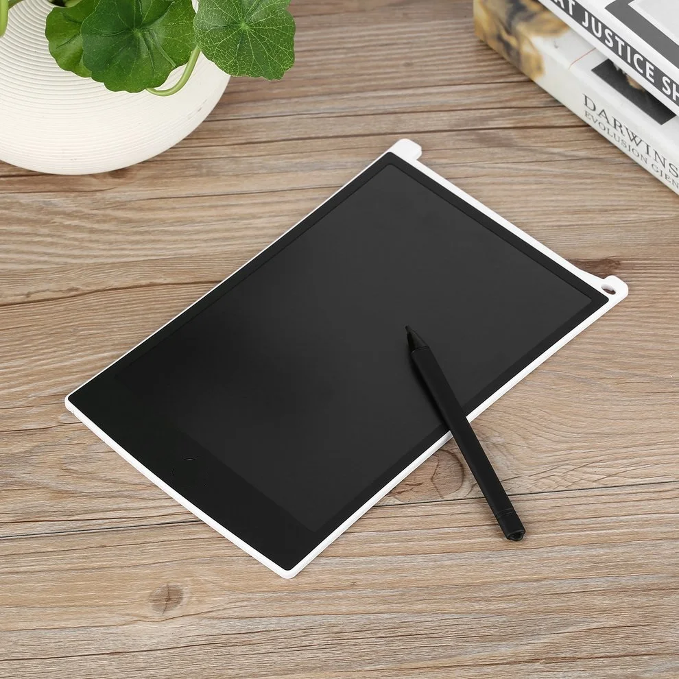 

2pcs White 8.5" LCD Tablet Writting Drawing Pad Memo Message Board Notepad Stylus for eWriter