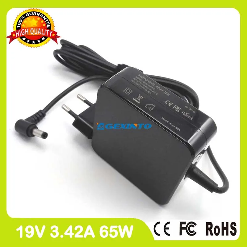 AC Power Adapter 19V 3.42A laptop charger for Asus VivoBook Pro 17 N705UQ Q551LNB R507VA R508CA R556DG R556UA R702UQ EU Plug
