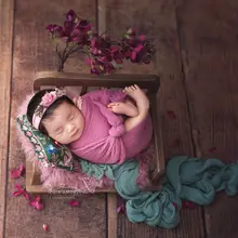 Фоторамка для малышей, фотостудия для малышей, полная луна, реквизит для фотосъемки, диван, Маленькая деревянная кровать для новорожденных, поры для фотосъемки