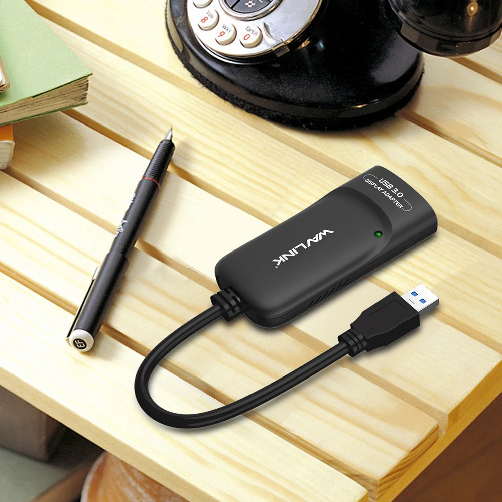 Wavlink USB 3 0 к DisplayPort аудио 4 K Full UHD Внешний видео адаптер графический для нескольких