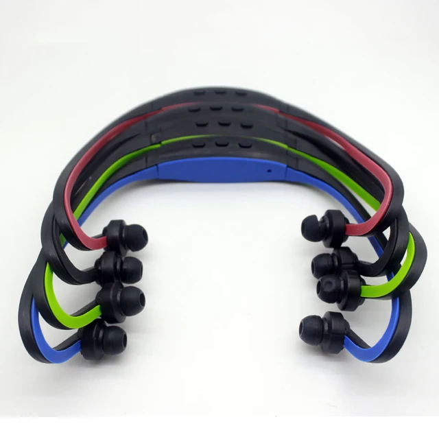 2PCS Fashionable Couple Headwear Sports MP3 Portable Music Player Slot MP3 Music Player Sport Earphone Headset Running special