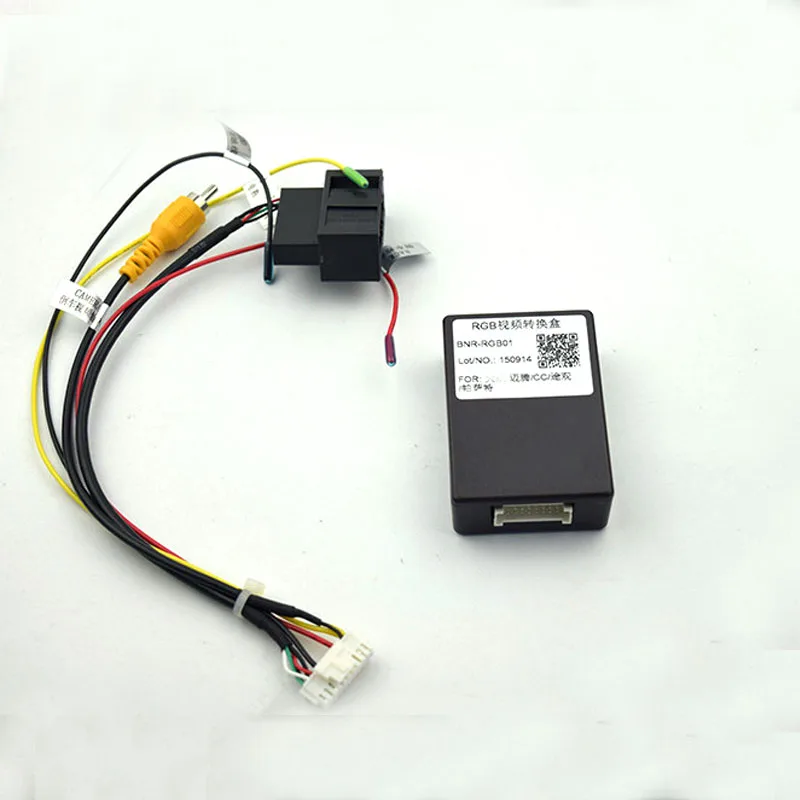 

2015 RGB to CVBS AV Signal Converter Adapters Rear View Camera Passat CC
