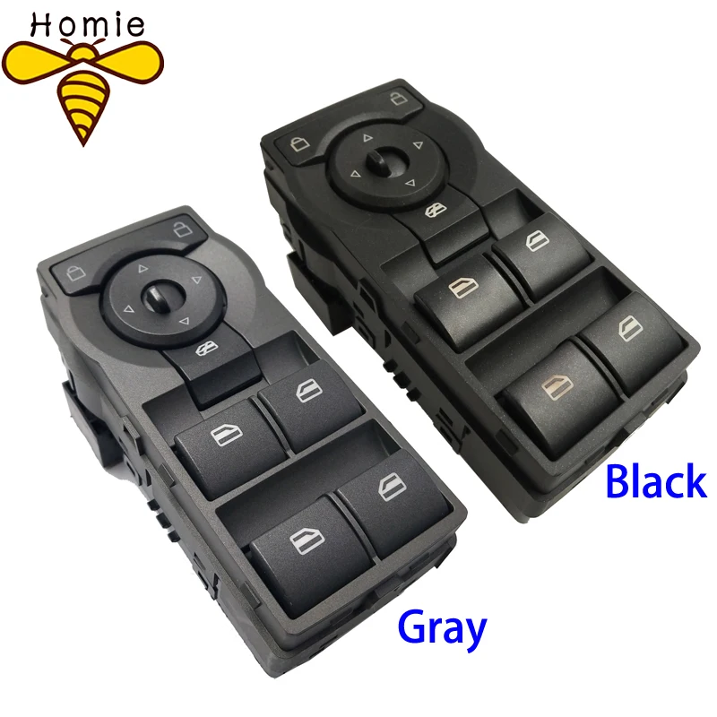 

High Quality NEW Car Electric Window Switch 92225343 For Holden Commodore VE 2006-2013 Grey/Black with Red/Green Lighting