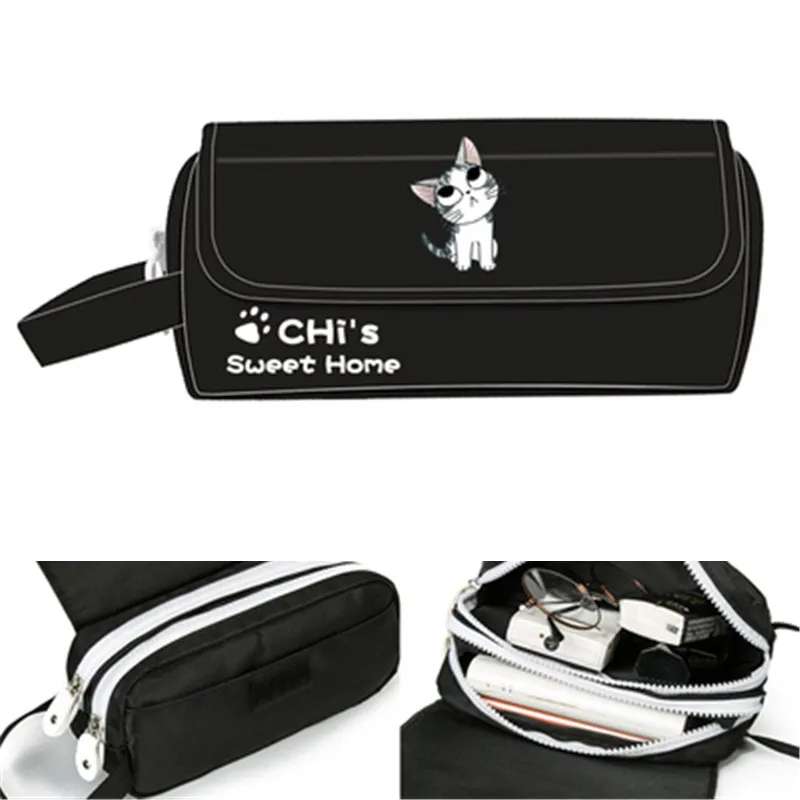 CHI'S SWEET HOME Chi Cat Pouch Wallet Purse Bag Fans Cosmetic Stationery Pencil Bag Girls Boys Gift Back School Hand Bag Cosplay - Цвет: Style 9