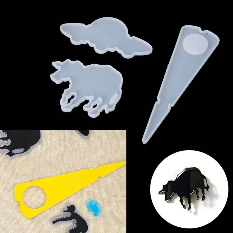 

DIY Flying Saucer Cattle Resin Casting Molds Handmade Silicone Molds Craft Tools