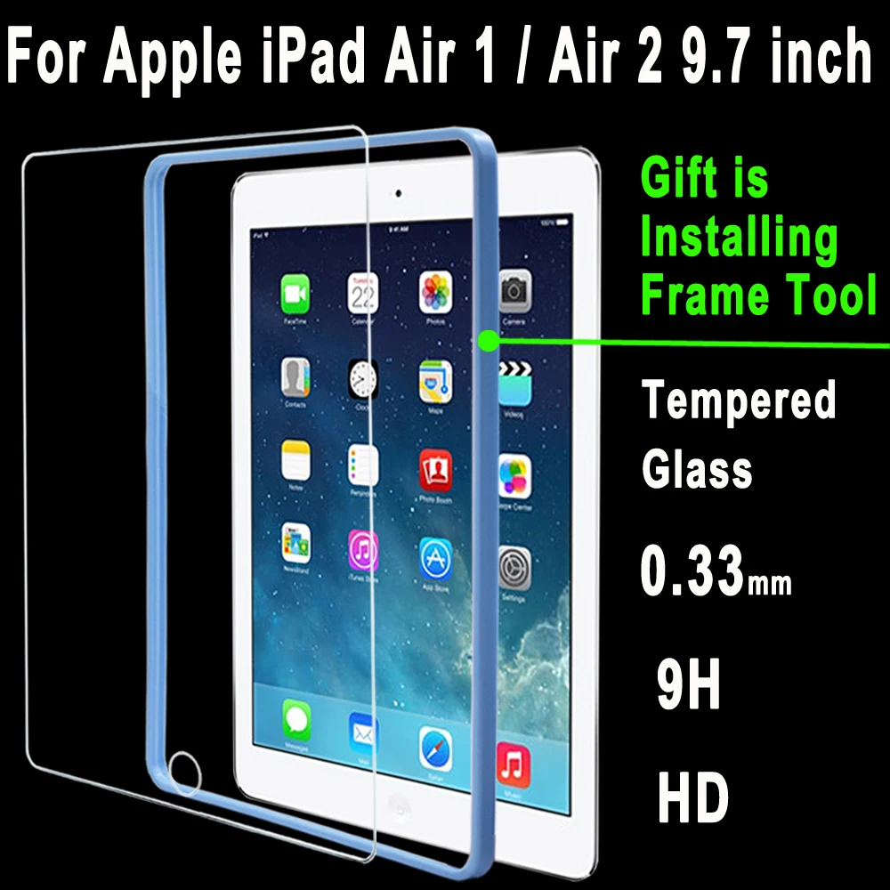 Топ 0 33 мм 9 H HD закаленное стекло для Apple iPad Air 1 2 5 6 7 A1474 A1475 A1476 A1566 A1567 протектор