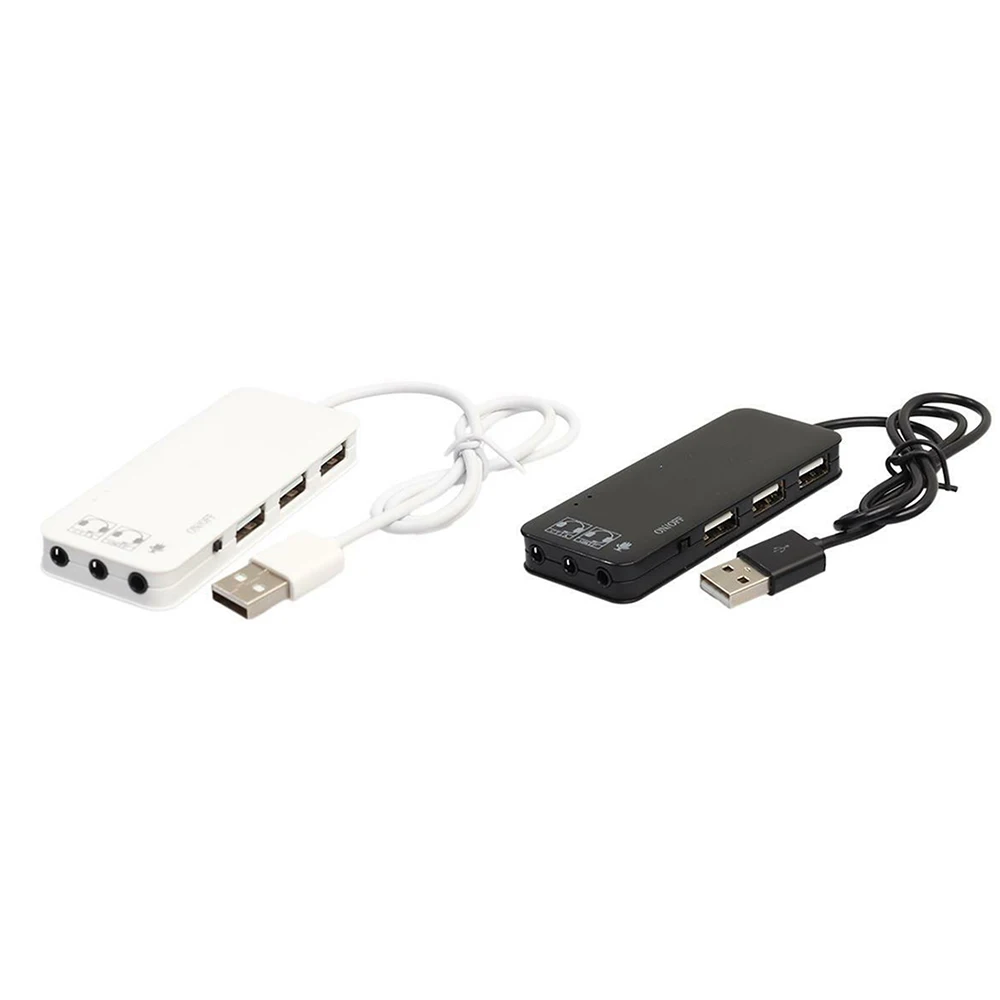 Многофункциональный USB адаптер для микрофона 7 1 каналов звуковые карты интерфейс