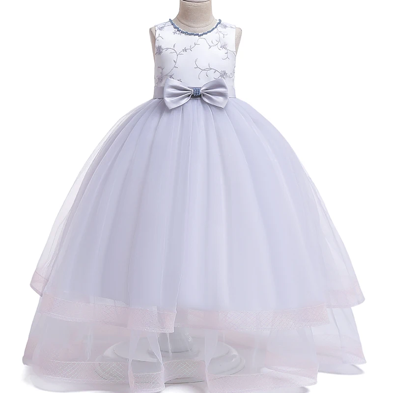Нарядное шелковое платье с вышивкой на новый год|girls dress|little girls dressesgirl dresses for weddings |