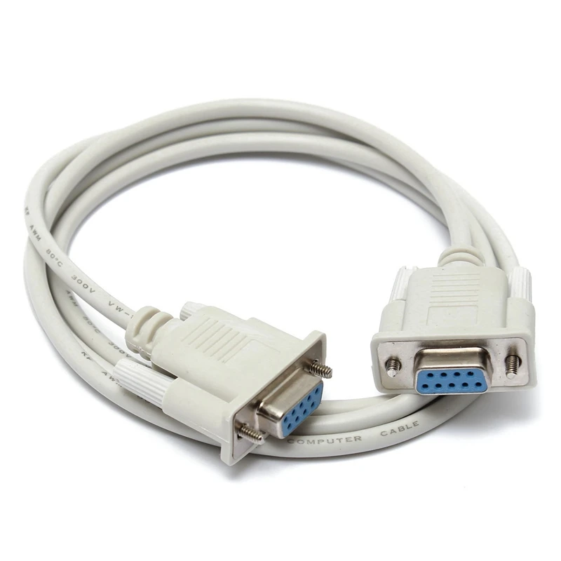 

Serial RS232 9 Pin Female To Female DB9 9-Pin PC Converter Extension Cable support 1.5m 3m 5m 10m