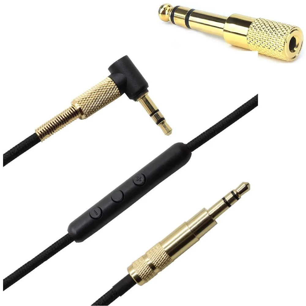 

Audio Cable with in-line Microphone and Control for Skullcandy Hesh 2, Hesh 3, Hesh,Grind Headphones for iOS Android System