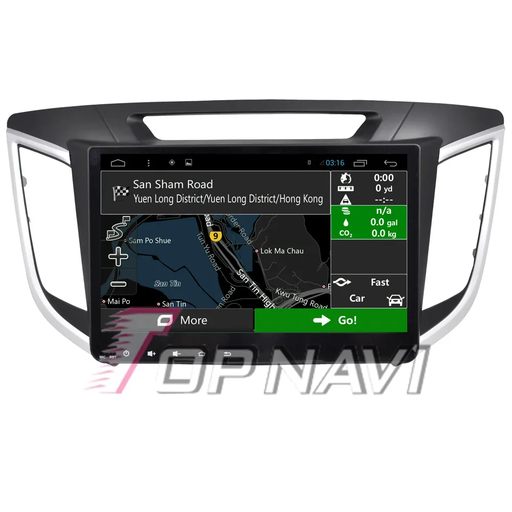 Best Topnavi 10.2" Quad Core Android 6.0 Car GPS Navigation for Hyundai IX25 Autoradio Multimedia Audio Stereo,NO DVD In Dash 4
