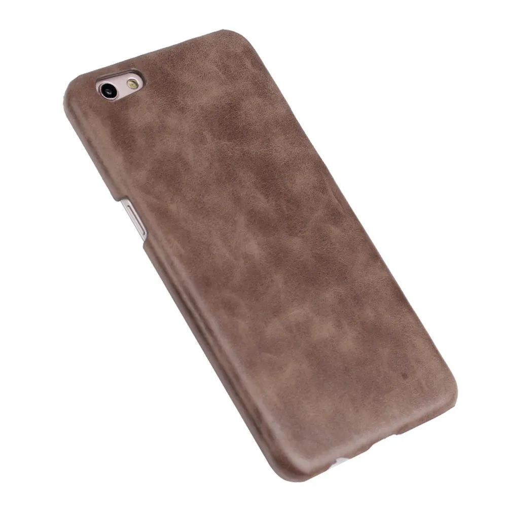 

CYBORIS for Oppo R9S / R9S Plus Case Genuine Leather Case for Vivo X9 Real Cow Leather Matte Pattern Back Cover