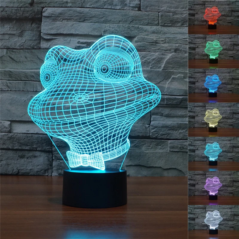 Buy Cute Carton Frog Led Night Lamp Animal frog Lights