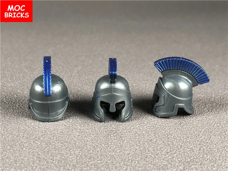 20 шт./лот MOC кирпичи герой солдат головной убор римский воин шлем образовательные