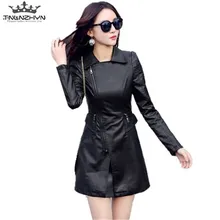 Tnlnzhyn Демисезонный Для женщин кожаная куртка молнии искусственной мыть мягкой Pu верхняя одежда женская кожаная куртка пальто A81