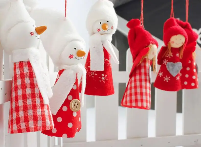 Горячая Ангел Рождественская елка орнамент Рождественская подвесная кукла-подвеска рождественские украшения для дома Navidad детские вещи