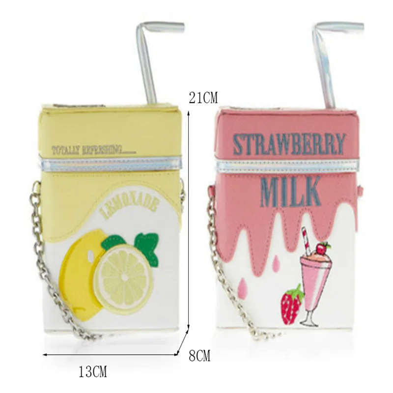 Сумка через плечо Milk bear milk bax женская сумка с принтом клубники лимона бутылка для
