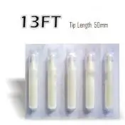 50 шт белые короткие одноразовые татуировки Советы 13FT стерильные Ассорти пластиковые татуировки трубки