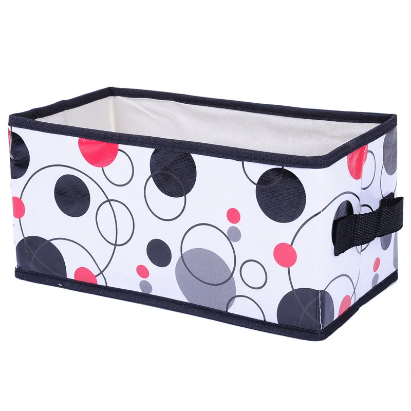 

Simple folding non-woven environmental debris box CD storage box