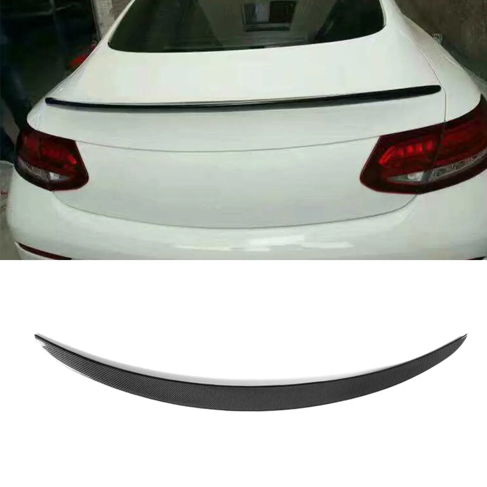 Задний спойлер из углеродного волокна для Mecerdes Benz W205 C205 C180 C200 C250 C300 C350 C63 AMG Coupe 2 Door