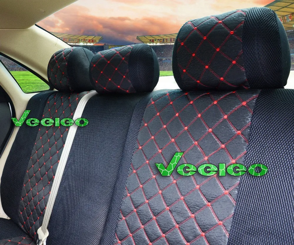 Передний+ задний) универсальный чехол для автомобильных сидений для DAIHATSU Boon Tanto MoveLatte Mira Gino Storia Perodua Myvi Шелковый материал