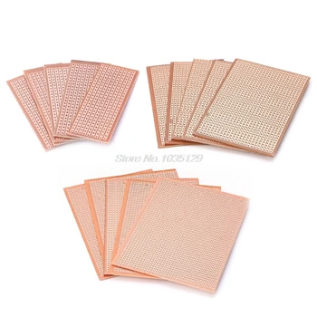

5pcs Universal Bakelite Circuit Board DIY Prototype PCB Prototyping Track Plate Whosale&DropShip