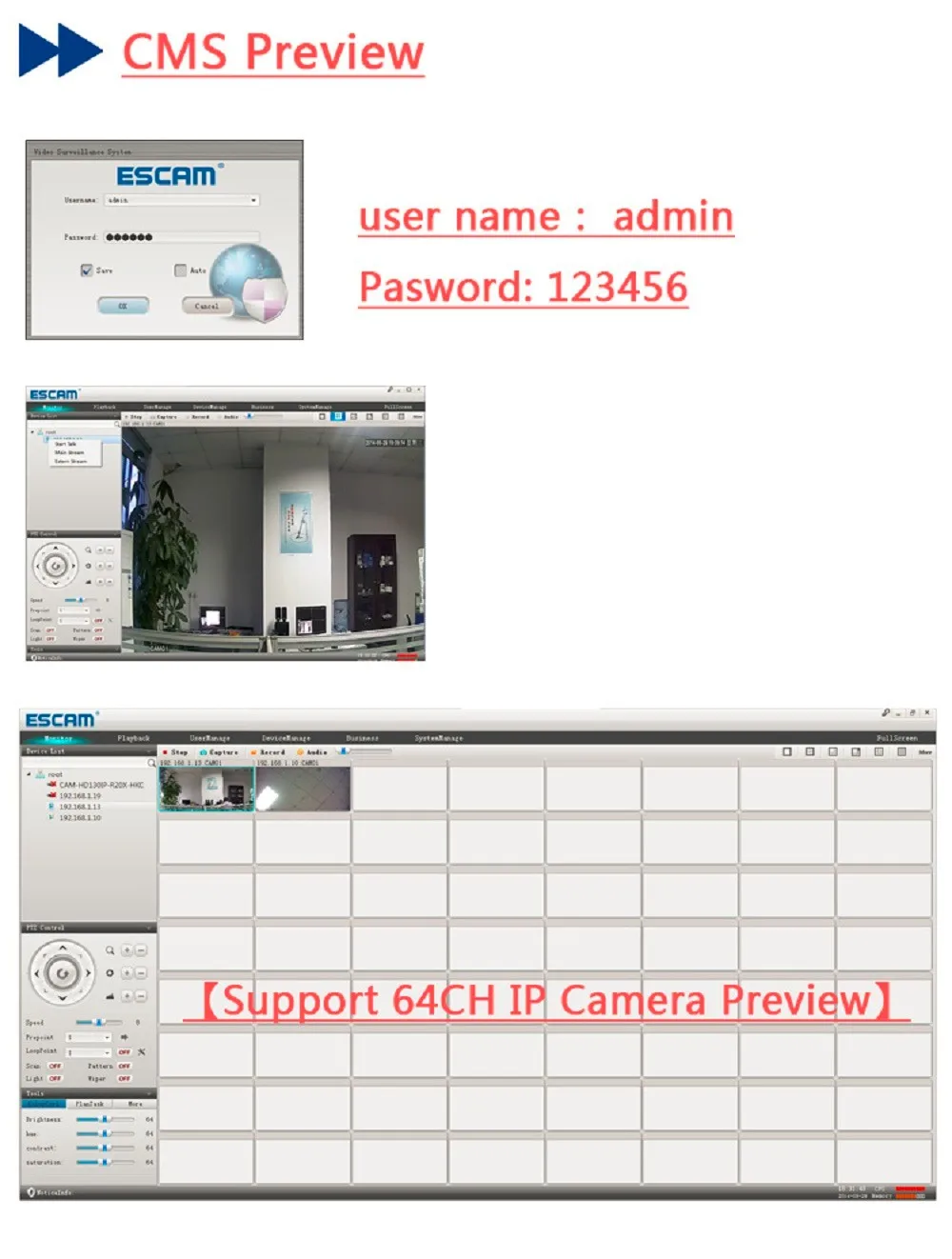 ESCAM Snail QD500 Waterproof Dome IP Camera CCTV 14 Inch 1MP CMOS 720P (14)