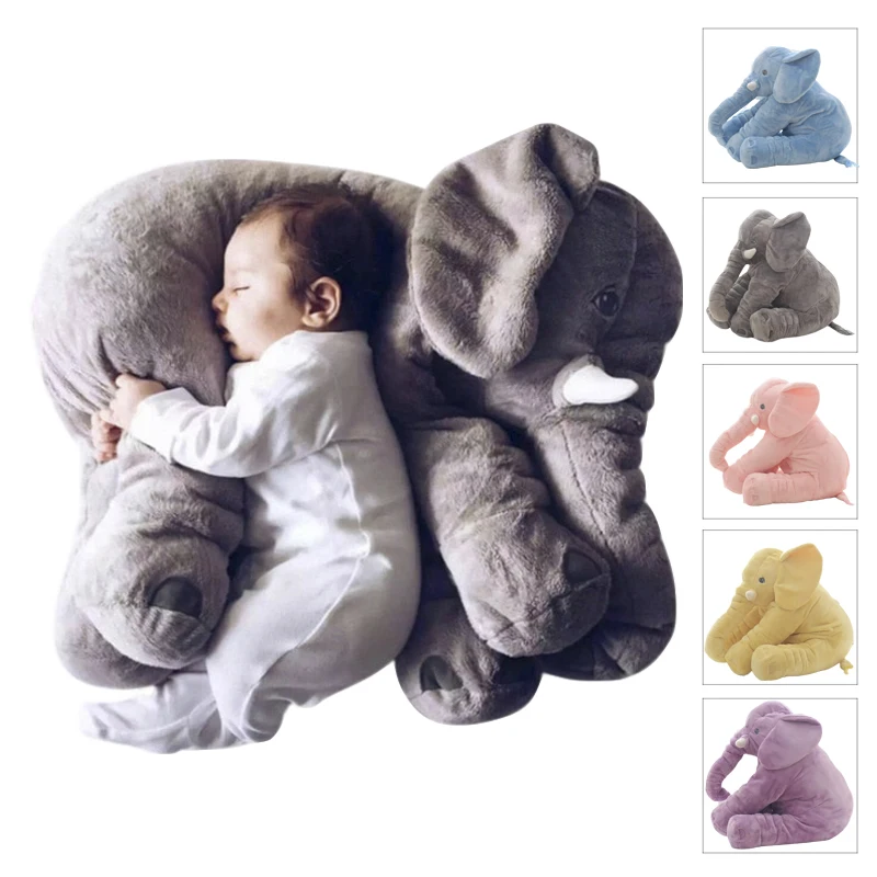 40/60CM simulation elephant pillow Plush Stuffed Animal Soft.kawaii lifelike for children girls dolls& stuffed toys & hobbies