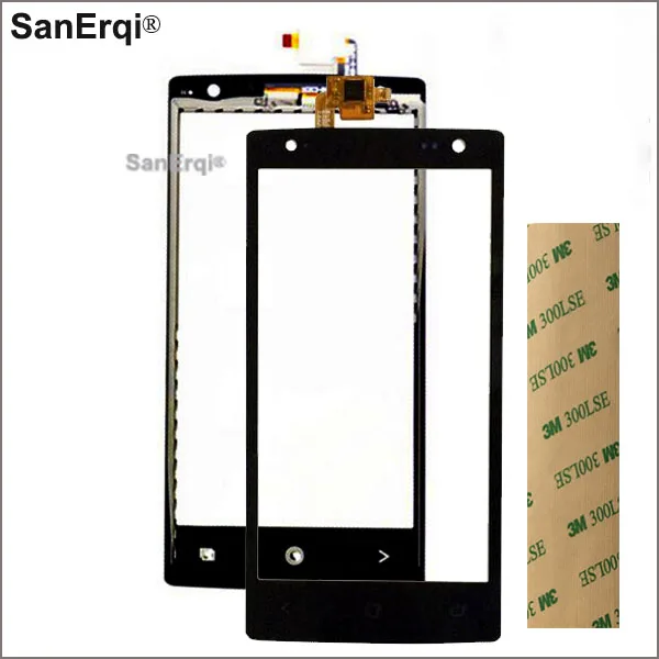 

4.7" Black Front Panel Touch Screen For Acer Liquid E3 E380 Digitizer sensor Mobile Phone glass display With Sticker