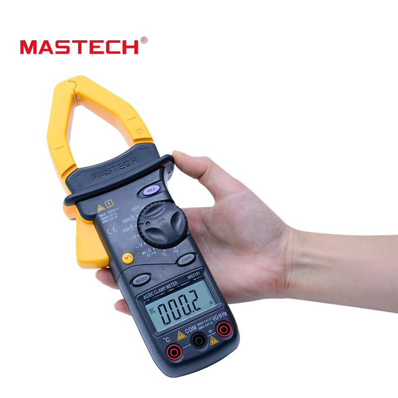 MASTECH MS2101 AC/DC 1000A Digital Clamp Meter DMM Hz/C clamp meter