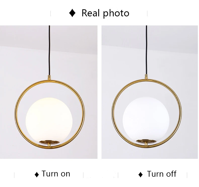 Modern Nordic Minimalist Bedroom Pendant lights lamp 10