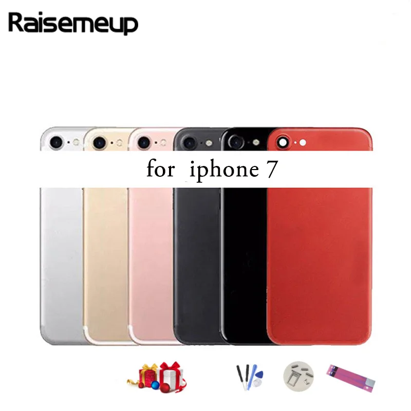 

High Quality Back Cover Housing For iPhone 7/7G Metal Housing Assembly Battery Cover Middle Frame Chassis Door Rear for iphone 7