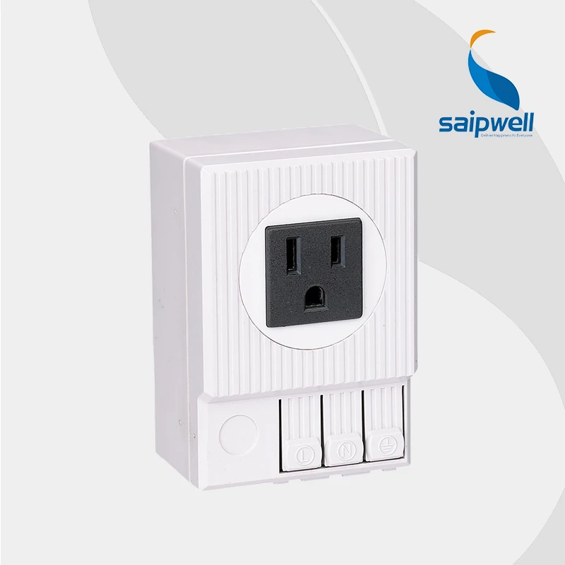 

125V AC 13A Quickly Connected USA / Canada Style Industrial Electric Socket without fuse (SD 035)