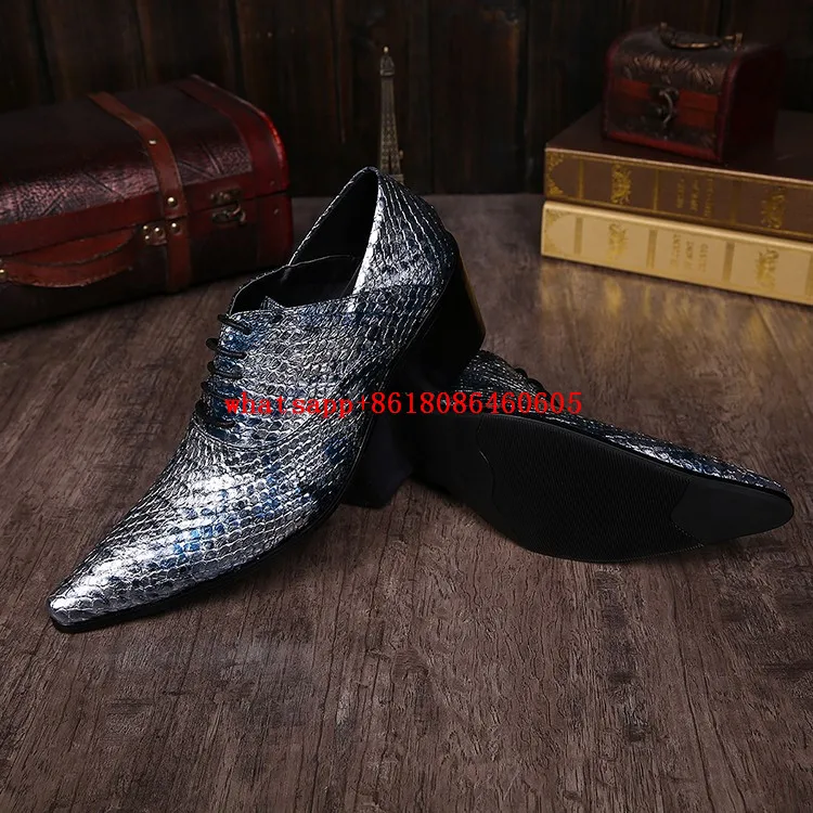 De Do Pontas Ouro Sapatos as Vestido As Couro Casamento Até Italiano Dedo Luxo Prata Picture Glitter Alto Azul Salto Homens Rendas Oxford Dos Pé Picture d8x0FEn