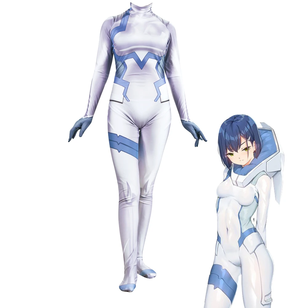 Anime 3d Women Darling In The Franxx Ichigo Cosplay Bodysuit Suit Jumpsuits Costume Zentai Zentai Aliexpress