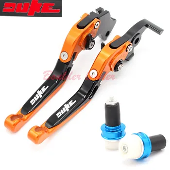 

! Con Logo CNC Moto Leve di Frizione Set Moto leva freno Regolabile For ktm duke 125 duke 390 duke 200 duke 390 RC125